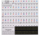 Decdeal Piano Stickers for Key Keyboards Music Note - Multicolour 1 in OMAN