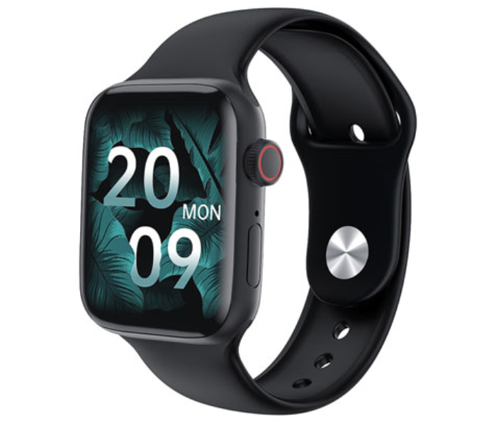  HW22 1.75inch 220 mAh Custom Dial Bluetooth 44mm Heart Rate HW22 1.75inch Custom Dial Bluetooth Heart Rate Blood Pressure Fitness Tracker New 2021 Smartwatch - Black 1 in UAE