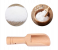 8 Pieces Wooden Scoop Salt Water Dipper Cup Flour Spoon -Wooden 3 in UAE