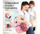 Diaper Bag Backpack for Mom and Dad Maternity Nappy Bags Large Capacity Unicorn Baby Diaper Bag - Pink 2 in UAE