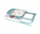 Leostar 3678 Kids Folding Study Table and Chair Set - Blue 2 in UAE