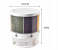 Rice Dispenser Rotating Grain Storage Container Large Sealed Grain Container with Lid Moisture Proof Household Cereal Dispenser Bucket for Kitchen - White 5 in OMAN