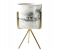 Nordic Minimalism Style Marble Pattern Art Vase Flower Pot - Gold 1 in OMAN