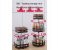 FN-3 Tier Kitchenware Rack Rotating Multifunctional Spice Rack Bathroom Cosmetic Shelf Stainless Steel Storage Rack - Black 3 in UAE