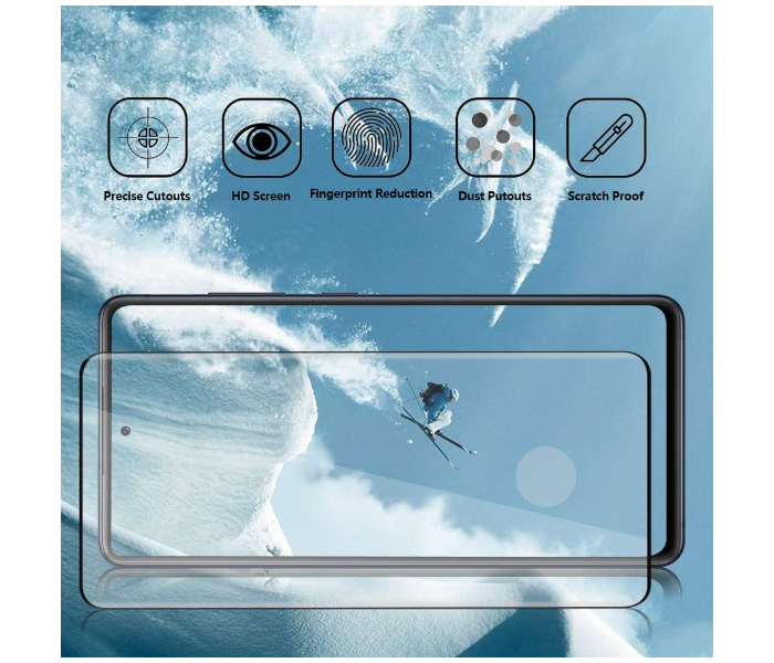 Trands TR-SP2410 6.8 inch Glass Screen Protector for Galaxy S21 Ultra 3 in UAE