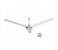 Geepas GF9428 56 inch 3 Speed Ceiling Fan - White 1 in UAE