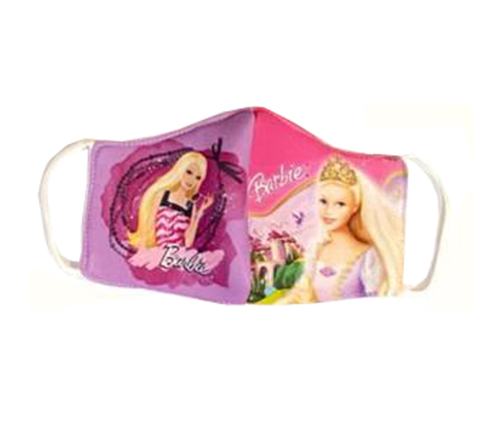 Zap Barbie New Printed Reusable and Washable Mask for Kids 1 in UAE