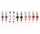 10 Pcs 18K Gold plated High Quality Womens Fashion Watch 4 in OMAN