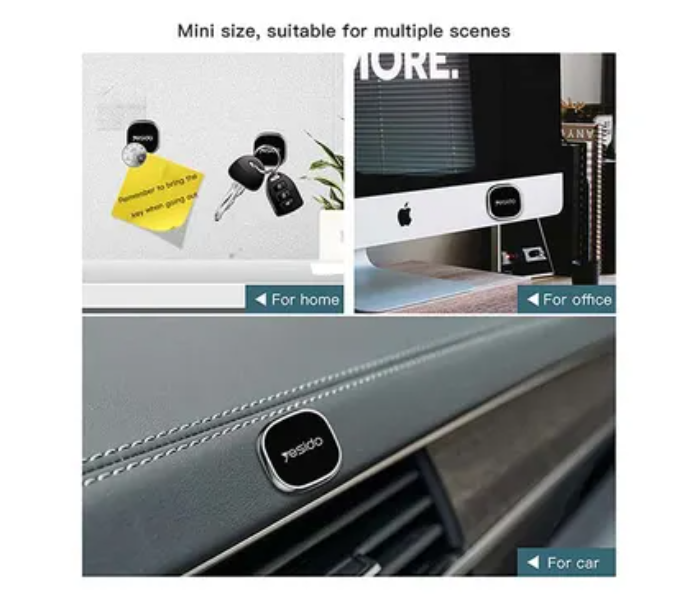 Yesido C81 Super Mini Magnetic Dashboard Bracket Holder - Grey 3 in UAE