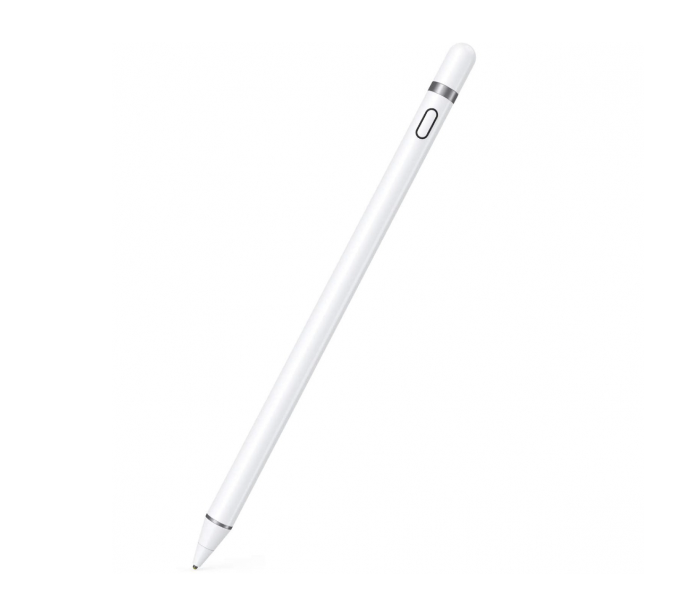 Active Digital Drawing and Handwriting Stylus Pen For iOS And Android Touch Screen - White 1 in UAE