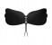 Self Adhesive Strapless Bandage Less Solid Bra for Women - Black 1 in UAE