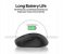 Promate Precision Fluid Scrolling Wireless Mouse Clix-9 - Black 5 in OMAN