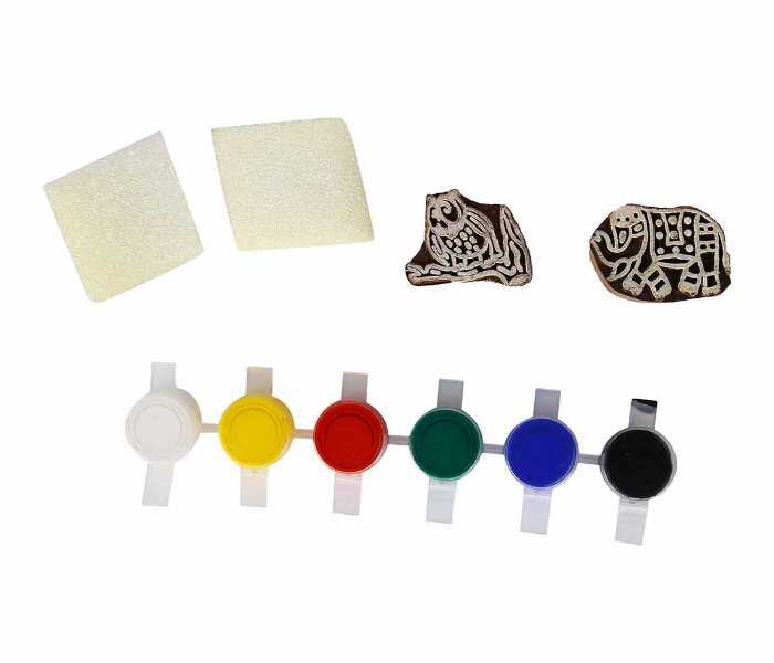 CocoMoco Kids Block Printing DIY Activity Kit 4 in UAE
