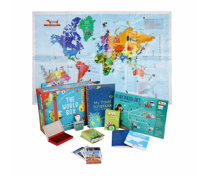 CocoMoco Kids World Box Learn Geography with Activity Box for Kids 2 in UAE