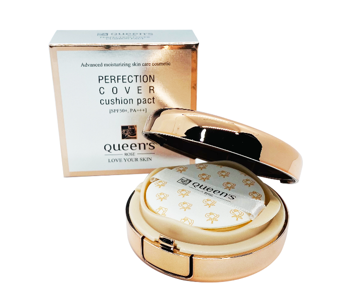 Queens Rose Perfection Cover Cushion Pact - Made In Korea 2 in UAE