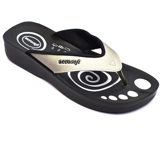 Aerosoft A0801 EU39 Ladies Slipper - Silver 1 in UAE