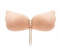 Self Adhesive Strapless Bandage Less Solid Bra for Women - Beige 1 in OMAN