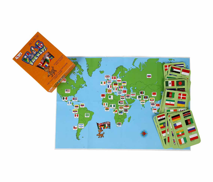 CocoMoco Kids Flag Frenzy Flag Game with Map 2 in UAE