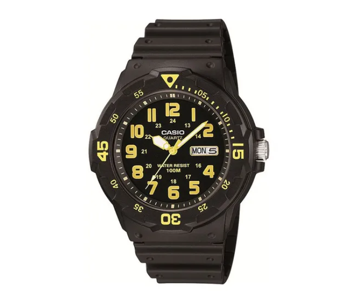 Casio MRW-200H-9BVDF Resin Analog Wrist Watch for Men - Black 1 in UAE