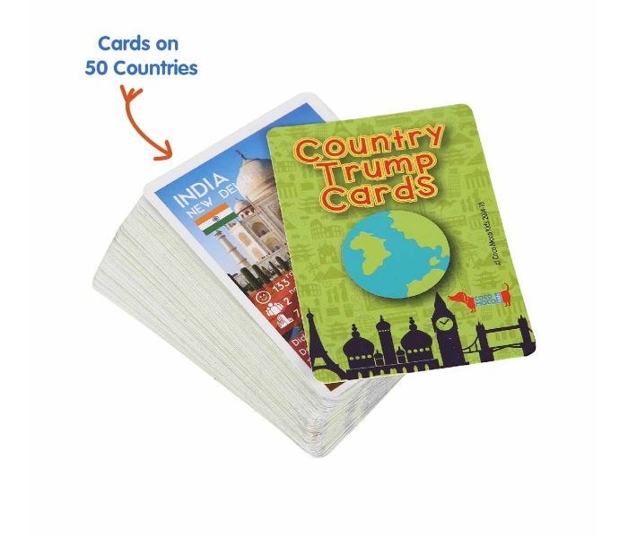 CocoMoco Kids Country Trump Cards Geography Educational Game 5 in UAE