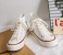 Classical High Top EU 35 Canvas Sneakers - White 2 in UAE