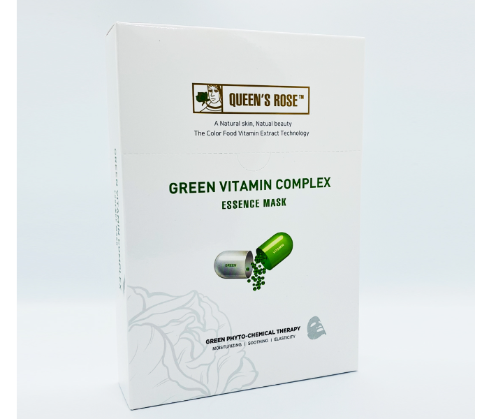 Queens Rose Green Vitamin Complex Essence Mask - Made In Korea 1 in UAE