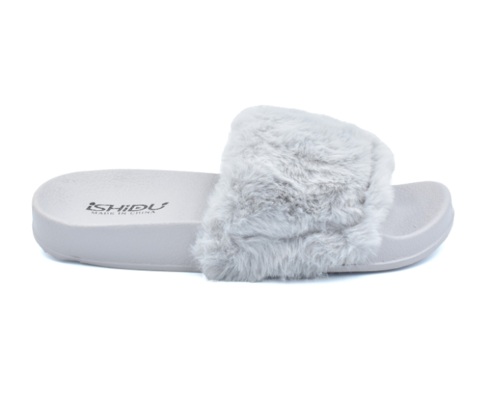 Ishidu L1809-36 EU41 Ladies Home Slipper - Grey 2 in UAE