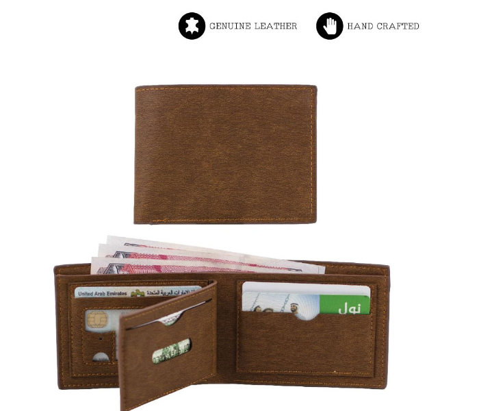 Generic 101G-4 Chic Minimalist Wallet - Brown 1 in UAE