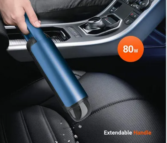 Porodo 80W Portable Vacuum Cleaner - Black and Blue 6 in UAE