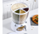 Multifunctional Rotating Food Storage Box With Lid Moisture Proof and Insect Proof - White 2 in UAE