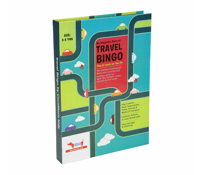 CocoMoco Kids Travel Bingo with Magnets Educational Game 1 in UAE