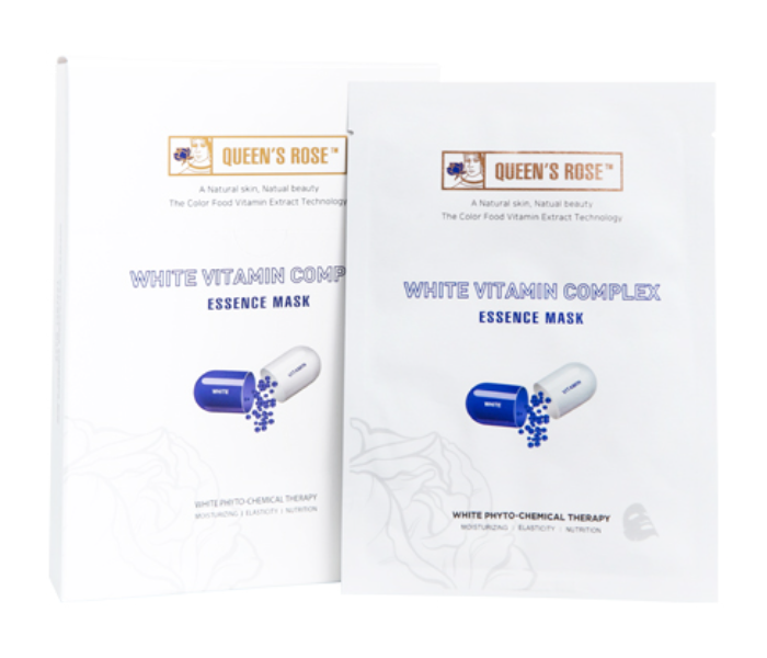 Queens Rose White Vitamin Complex Essence Mask - Made In Korea 2 in UAE