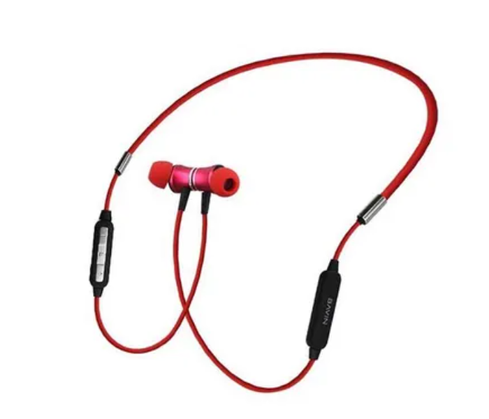 Bavin Wireless Bluetooth Neck Headset - Red 1 in UAE