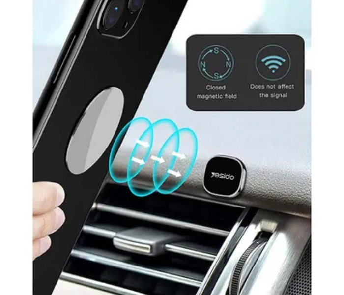 Yesido C81 Super Mini Magnetic Dashboard Bracket Holder - Grey 2 in UAE