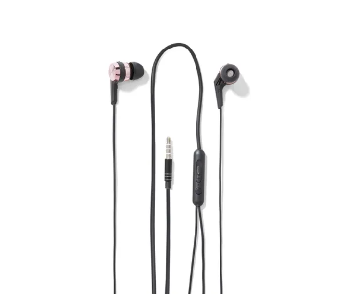Iconix In-Ear Stereo Headphones with Mic - Black and Gold 1 in UAE