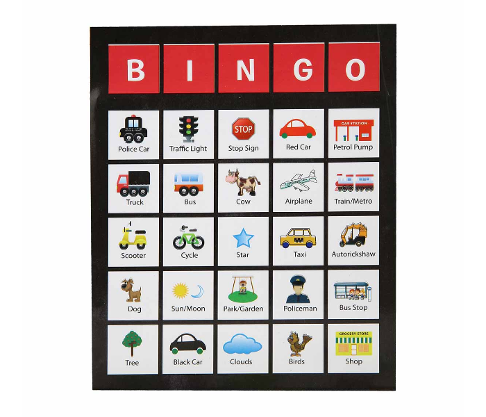 CocoMoco Kids Travel Bingo with Magnets Educational Game 3 in UAE