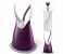 Philips GC558/36 2000W ComfortTouch Plus Garment Steamer - White and Purple 1 in UAE