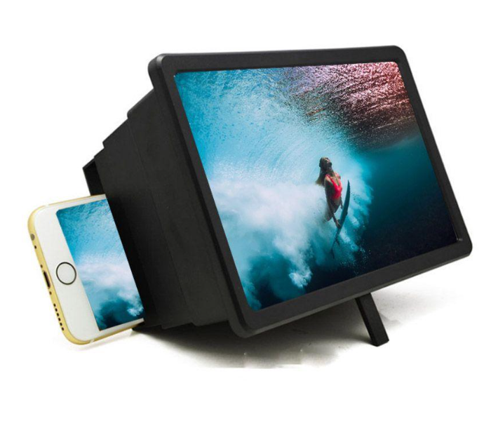 F4 Mobile Phone HD 3D Screen Magnifier - Black 1 in UAE