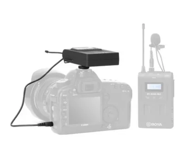 Boya RX8 Pro Dual Channel Wireless Bodypack Receiver - Black and Silver 3 in UAE