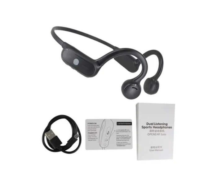 Bavin Bluetooth In-Ear Headphones With Mic - Black 2 in UAE
