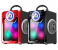 Audio Double Bass Portable Karaoke Outdoor Subwoofer Support Usb/tf/fm Radio/microphone Blue-tooth Speaker 1 in OMAN