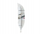Beautiful Feather Shape 3D Mirror Wall Sticker - White 2 in UAE