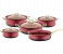 OMS Collections 9 Pieces Induction Safe Granitec Cookware Set – Red 1 in UAE