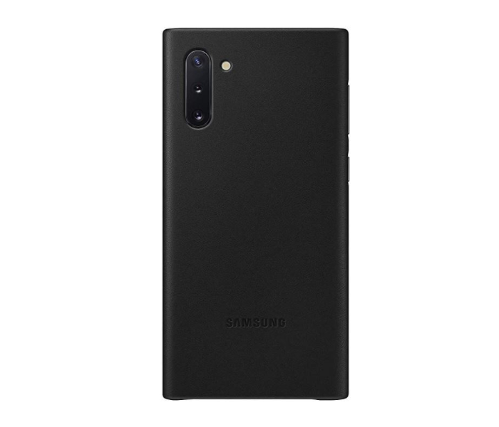 Samsung Leather Case for Note 10 - Black 1 in UAE