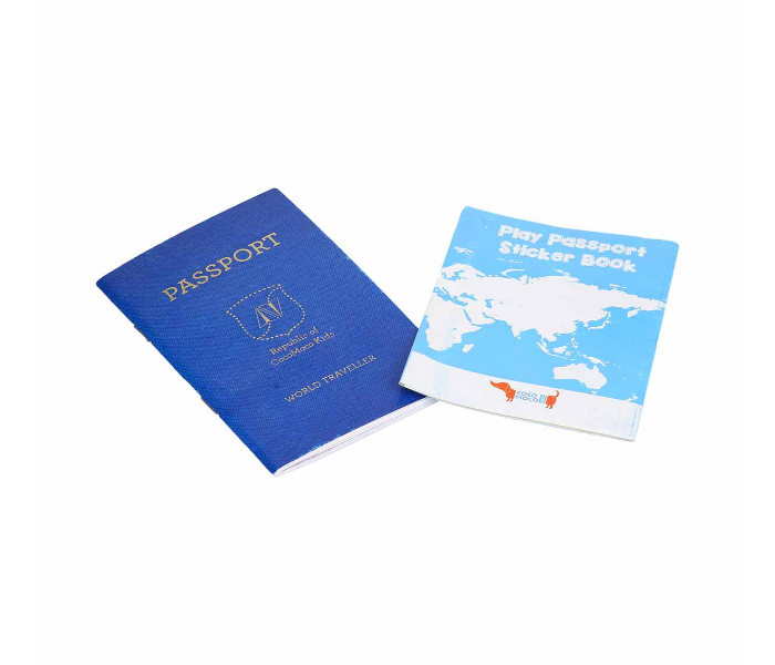 CocoMoco Kids Play Passport with Stickers Activity Kit 6 in UAE