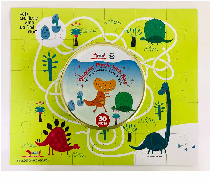 CocoMoco Kids Dinosaur Puzzle with Maze 5 in UAE
