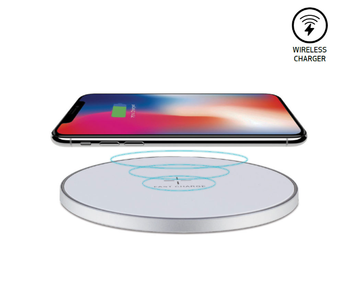 Generic 19G-3 Desktop Wireless Charger - White 1 in UAE