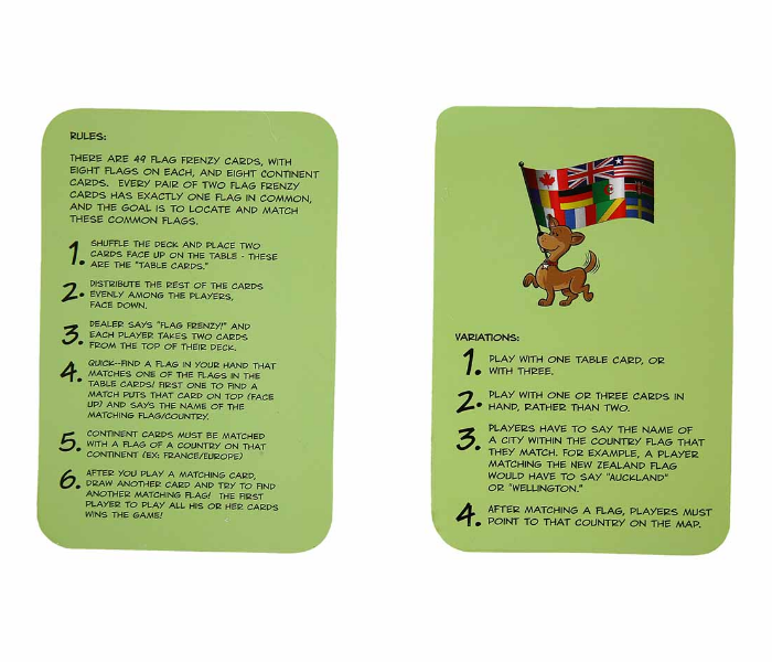 CocoMoco Kids Flag Frenzy Flag Game with Map 4 in UAE