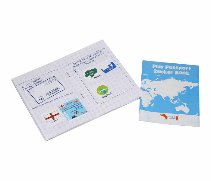 CocoMoco Kids Play Passport with Stickers Activity Kit 5 in UAE