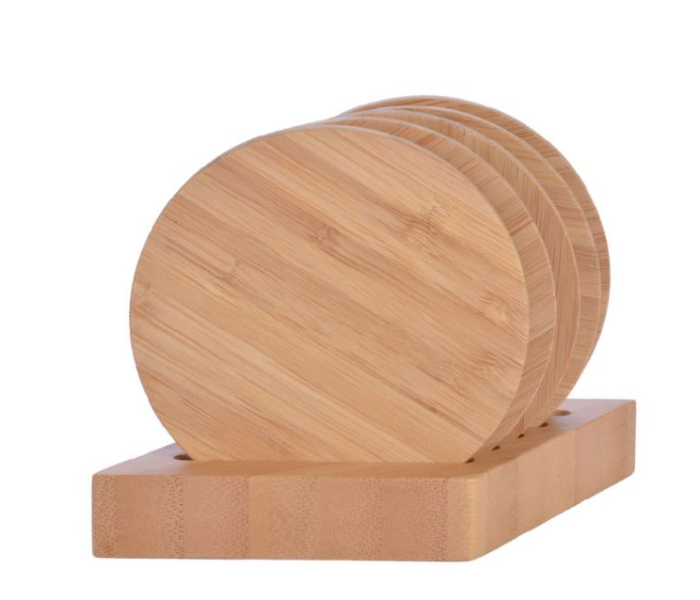 Generic E6026 Bamboo Coaster - Beige 1 in UAE